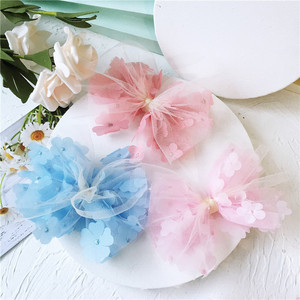 Nizza di disegno Del Fiore Archi Dei Capelli delle ragazze della principessa colorful Rainbow Barrettes della Clip di Capelli Delle Ragazze Big Bowknot Maglia Forcelle accessori - Product Image 4