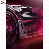 Kit carrosserie en fibre de carbone sèche SPC RY pour Lamborghini Revuelto R Style, kit aileron en fibre de carbone préimprégnée pour Revuelto Aerokit