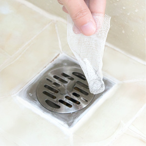 Floor <b>Drain</b> Filter 100 Pack Disposable Circle Shape For Bathroom Kitchen Sink Eco Friendly - Product Image 2