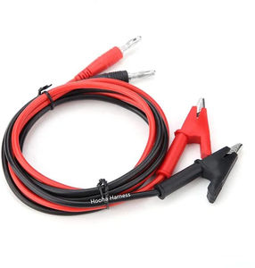 Maßgefertigte PBT-Isolierte Testkabelkonfektion mit Krokodilklemme zu Bananenstecker-Konverter und EC5- sowie DC5521-Batterieanschluss-Optionen - Product Image 1