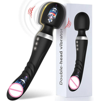 Vibromasseur Baguette Double Embout pour Stimulation Clitoridienne et Point G - Jouet Sexuel Adulte