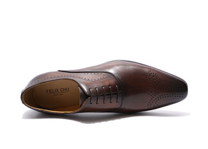 Zapatos de Vestir de Cuero Italiano Genuino Azul Daniel Wafer con Diseño de Piel de Cocodrilo para Hombre - Product Image 4