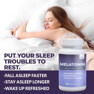 Cápsulas para dormir de <span class=keywords><strong>melatonina</strong></span> de etiqueta privada OLLI, buen suplemento sanitario para adultos, cápsula de <span class=keywords><strong>melatonina</strong></span> para dormir fuerte OEM - Product Image 4