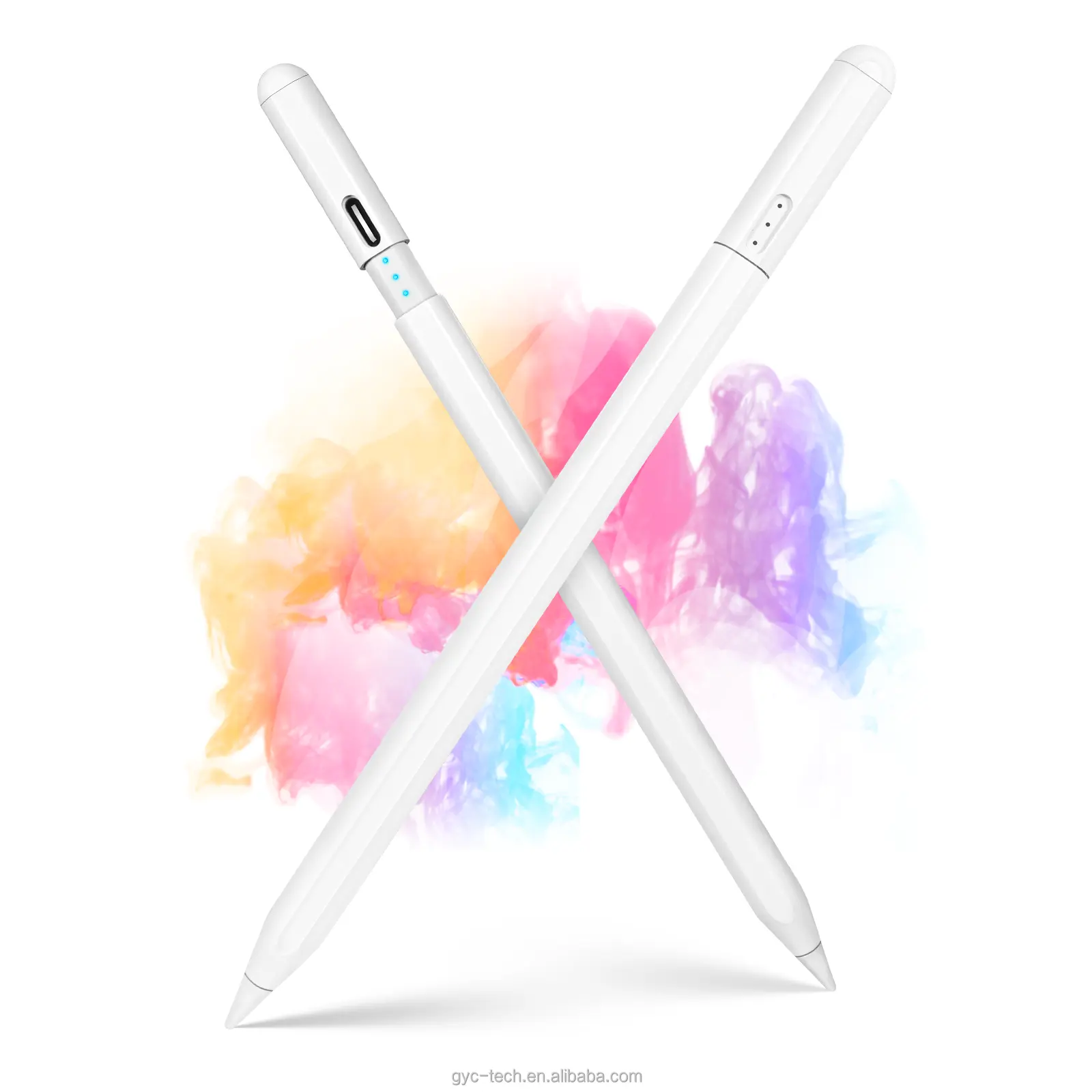 Apple Pencil USB-C用オリジナルスタイラス、Palm Rejection Tilt Magnetic Active 3rd Gen Stylus Pen for iPad