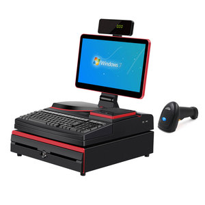 Système POS tout-en-un 15,6 pouces avec clavier, terminal POS, caisse enregistreuse pour magasin de proximité - Product Image 1