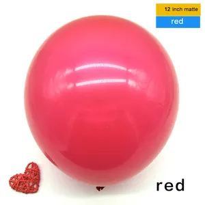 Personnalisable 12 pouces anniversaire et fête ballon à hélium coloré mat Latex qualatex ballons pour la décoration de mariage