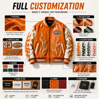 Blouson Bomber en Cuir Personnalisé pour Homme, Veste en Similicuir avec Broderie Appliquée, Fermeture Éclair, Marque Privée pour Streetwear, Logo Graphique OEM