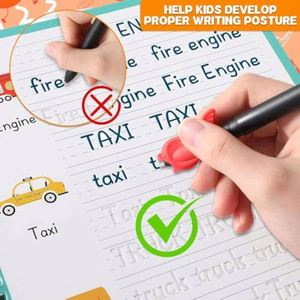 Customizable Language Reusable Grooved Writing Book High Quality Promotional Magic Calligraphy Handwriting Practice Tracing - Product Image 3
