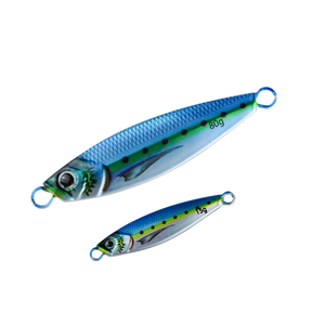 OEM/ODM Señuelos de Pesca de agua salada 15G 20g 25g 30g 40g 60g 80g Plantilla de Metal verde rosa plata cuchillo Vertical Jigs para pargo Kingfish - Product Image 6