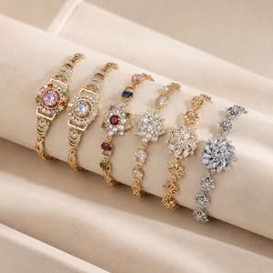 Wholesale HD Jewelry Hit Design Gold Plated Set 18k Plated Gold Fashion Jewelry <b>Bracelet</b> Et <b>Bracelets</b> for Women - Product Image 4