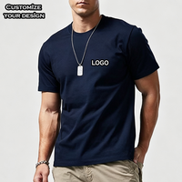 Kaos Unisex Sablon DTG Logo Bordir Custom OEM,  Cetak Digital Puff Print Logo, Katun Combed,  Kaos Kasual untuk Pria