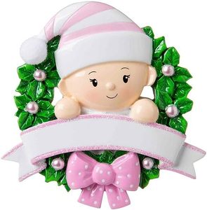 Newstar Cây giáng sinh treo Mặt dây chuyền trang trí, nhóm gia đình tự làm Tên phước lành treo mặt dây chuyền trang trí - Product Image 6