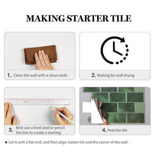 Nuovo arrivo verde metro Peel and Stick 3D mattonelle di piastrelle di marmo adesivo cucina Backsplash <span class=keywords><strong>per</strong></span> la decorazione <span class=keywords><strong>per</strong></span> la casa bagno <span class=keywords><strong>soggiorno</strong></span> - Product Image 4