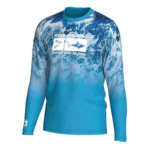 Camiseta de Protección Solar Personalizada de Poliéster para Mujer, Ropa Corta para Pesca - Product Image 1