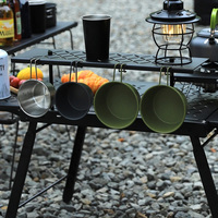 Table de camping pliante tactique multifonctionnelle en aluminium moderne pour l'extérieur - Mobilier d'extérieur portable