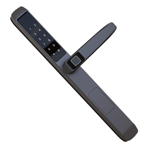 Kunci Pintu Geser <span class=keywords><strong>Digital</strong></span> Aluminium Pintar Tahan Air untuk Luar Ruangan dengan Gagang Kunci Sidik Jari, Remote Tuya, dan Kamera - Product Image 5