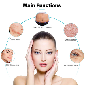 Wholesale Price 8 Languages Gold Fractional Skin Tightening Beauty Machine with 2 Handles Portable - Product Image 5