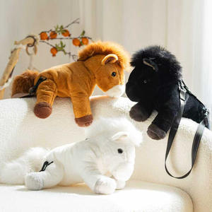 Mochila Qianrima 2026 Ano do Cavalo Mascote Brinquedo de Pelúcia Super Macio Multifuncional do Zodíaco - Product Image 2