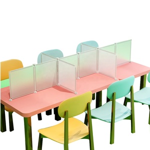 Diy escritorio partición claro protección transparente divisor de cafetería de Spray acrílico contra la <span class=keywords><strong>epidemia</strong></span> de aislamiento de cúbica divisor - Product Image 1