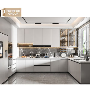 Prodeco Muebles Personalización Casa de campo moderna Gabinetes de cocina inteligentes <span class=keywords><strong>Dos</strong></span> colores Juegos completos <span class=keywords><strong>para</strong></span> proyecto - Product Image 2