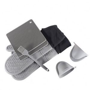 Oven Safe Silicone Mitt Food Grade Silicone Material Hand protection Oven Mitt Baking Gloves Customization Cooking Gloves - Product Image 1