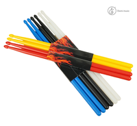 Explosion baguettes de batterie en Nylon colorées personnalisées 7A 5A baguette de tambour nouveau produit pour accessoires d'instruments de musique