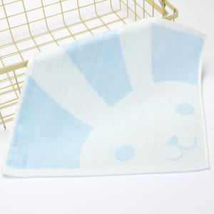 Pañuelo de algodón puro con diseño jacquard Cotton Love, 34x34 cm, suave y absorbente, pañuelo cuadrado para damas M3103 - Product Image 3