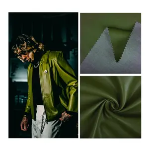 2024 High Quality Eco-Friendly Synthetic Leather Soft Skin-Friendly Fabric Material For Jackets And Fashion Clothing