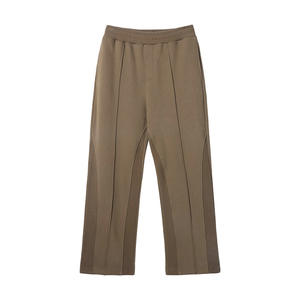 Meilleure Vente Pantalon de Sport <span class=keywords><strong>Homme</strong></span> avec Logo Personnalisé Imprimé Pantalon de <span class=keywords><strong>Jogging</strong></span> Décontracté Neutre légèrement Évasé Droit en Molleton Gris Style <span class=keywords><strong>Streetwear</strong></span> - Product Image 1