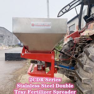 Esparcidor de Fertilizante Tipo Enganche para Tractor/ Caja Única de Acero Inoxidable / Esparcidor de Fertilizante de Doble Disco - Product Image 2