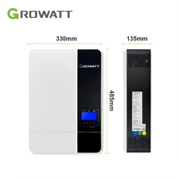 GROWATT Promotion Stock Disponible Onduleur Solaire Hors Réseau 5KW 48V SPF 5000 ES Parallèle 9 Unités 45KW WIFI GPRS pour Stockage Domestique
