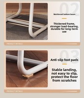 Chaise de conférence à trépied en acier avec accoudoirs réglables, mobilier de bureau, design confortable pour une assise prolongée, vente chaude