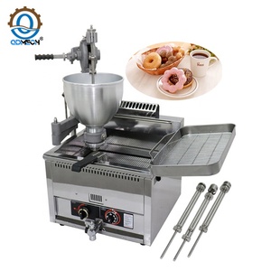 Qdmech Chất Lượng Cao Thương Mại 3 Khuôn Mẫu Donut Mini Bóng Donut Nhà Sản Xuất Máy Gas Nồi Chiên - Product Image 1