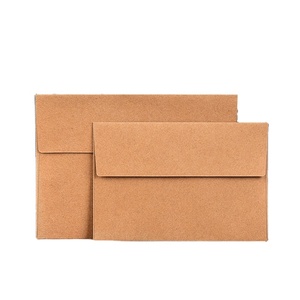 Sobres de Envío Personalizados de Formato Vertical con Apertura Lateral Corta, Resistentes a la Humedad, Impermeables, de Papel Kraft Ecológico para - Product Image 1