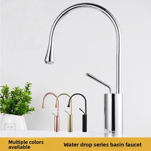 Robinet <span class=keywords><strong>de</strong></span> lavabo <span class=keywords><strong>de</strong></span> salle <span class=keywords><strong>de</strong></span> bain rotatif style cygne KEGAO pour évier sur comptoir, eau chaude et froide, robinets pour salle <span class=keywords><strong>de</strong></span> bain - Product Image 4