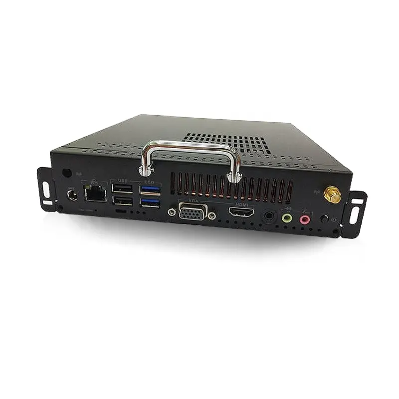 4GB Ram 128GB SSD Ops Core Amp Industrial Mini PC with Pci Slot
