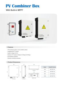 Caja Combinadora Fotovoltaica con MPPT Integrado 48V DC IP65, Caja de Distribución para Exteriores 20A 40A 60A 120A - Product Image 2