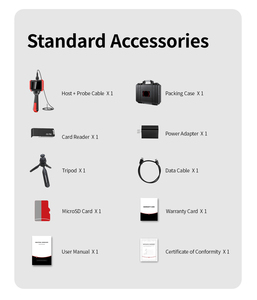 New Arrival HD IP67 360. Articulation Borescope Inspection Camera 1.5mm Video Industrial - Product Image 3