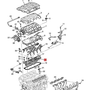 Sistema de Desactivación de Cilindros de Motor Chevrolet 5.3L 6.2L LT1 2014 2019Y Pieza 12697806 - Product Image 1