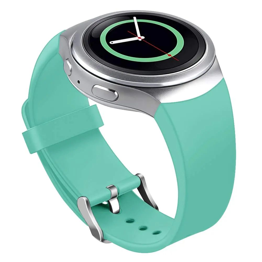 Bracelet de rechange sport 20mm en Silicone pour hommes et femmes pour Samsung Galaxy Watch Gear S2 SM-R720 / SM-R730
