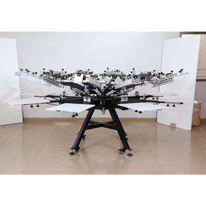 <span class=keywords><strong>Kit</strong></span> de machine de sérigraphie rotative manuelle 8 couleurs 8 stations - Product Image 3