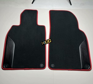 DOS Custom Black Auto Floor Liners with Carbon Fiber Side and GT3 Logo for <strong>Porsche</strong> 911 GT3 Special Floor <strong>Carpets</strong> - Product Image 3