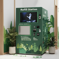 Máquina Expendedora de Detergente Líquido y Champú de Autoservicio con Código QR, Múltiples Métodos de Pago, SDK 4G LTE, Capacidad de 420 Litros