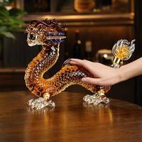 Exclusivo Decantador de Whisky con Forma de Dragón, Accesorio de Bar Moderno y Duradero, Recipiente para Servir Vino y Licores