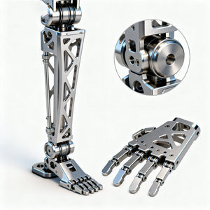 OEM <span class=keywords><strong>CNC</strong></span> gia công robot thành phần cho nhôm thép không gỉ các bộ phận chính xác tùy chỉnh Robot phần <span class=keywords><strong>CNC</strong></span> cánh tay robot phần - Product Image 1