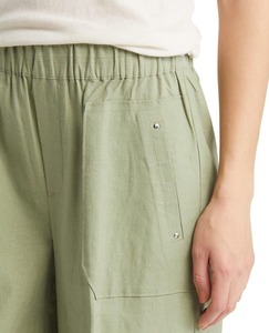 OEM estate nuova moda abbigliamento donna 2023 <span class=keywords><strong>pantaloni</strong></span> di <span class=keywords><strong>lino</strong></span> <span class=keywords><strong>Palazzo</strong></span> da donna <span class=keywords><strong>pantaloni</strong></span> Casual <span class=keywords><strong>a</strong></span> gamba larga per donna - Product Image 4