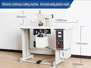 European Standard 20khz Nonwoven Fabric Ultrasonic Lace <b>Sewing</b> Machine <b>for</b> Household Textile JP-60-Q Automatic Cutting Machines - Product Image 4
