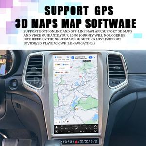 Autoradio 13,6 pouces pour Jeep Grand Cherokee 2014-2020, écran vertical, Carplay, GPS, navigation, lecteur multimédia - Product Image 3