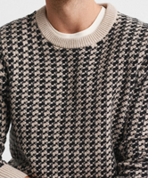 Pull en maille doux et chaud pour homme, avec logo frontal ODM, chic, pour l'automne et l'hiver, style décontracté