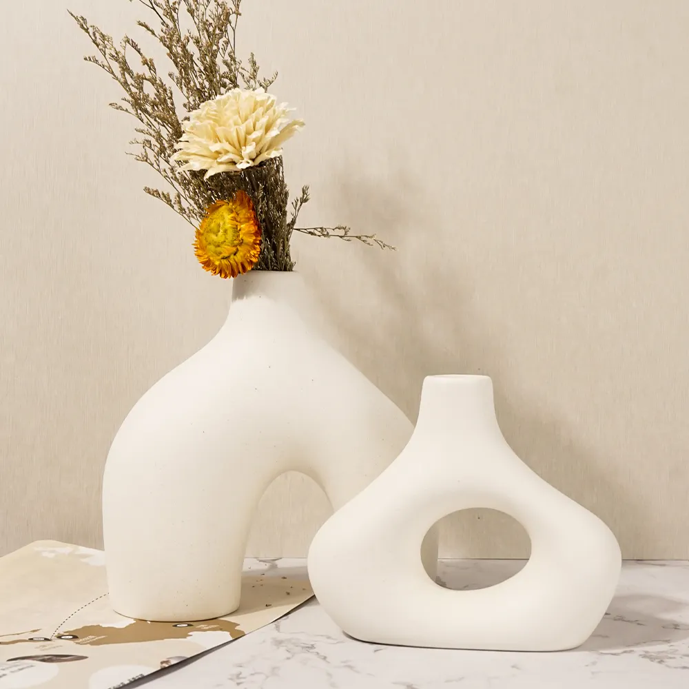 Arti e mestieri ornamenti figure Decorative arte da tavolo decorazione vasi di fiori secchi set per il matrimonio